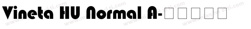 Vineta HU Normal A字体转换